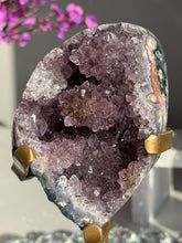 Load image into Gallery viewer, Amethyst stalactite geode healing crystals 3056
