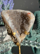 Load image into Gallery viewer, Sugar rainbow Amethyst geode healing crystals 3054 sugar druzy
