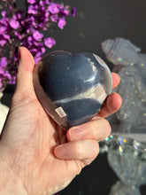 Load image into Gallery viewer, Druzy amethyst heart with agate  healing crystals 2859
