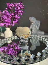 Load image into Gallery viewer, Druzy amethyst heart healing crystals 2859

