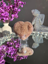 Load image into Gallery viewer, Druzy amethyst heart healing crystals 2854

