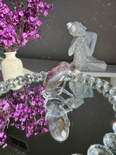 Load image into Gallery viewer, Druzy amethyst heart healing crystals 3066
