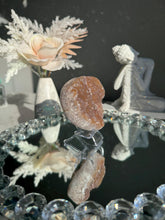 Load image into Gallery viewer, Orange rainbow amethyst heart healing crystals 3064
