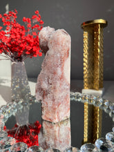 Load image into Gallery viewer, XL chunky Druzy pink amethyst tower 3077
