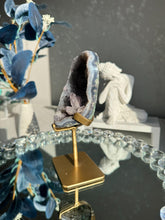 Load image into Gallery viewer, Amethyst geode with agate healing crystals 3056 amethyst cluster
