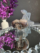 Load image into Gallery viewer, Light Pink Sugar Druzy Amethyst Heart, Uruguay Crystal Healing 3064
