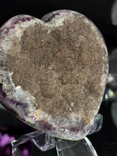Load image into Gallery viewer, Sugar Druzy Amethyst Heart Healing Crystal, Uruguay 3065
