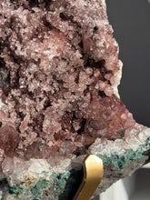Load image into Gallery viewer, Rare wine red druzy amethyst with jasper 3092
