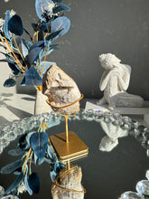 Load image into Gallery viewer, Blue druzy agate geode 3095
