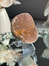 Load image into Gallery viewer, Orange Rainbow amethyst geode 3099
