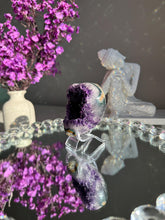 Load image into Gallery viewer, Druzy amethyst heart healing crystals 2859
