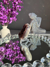 Load image into Gallery viewer, Druzy amethyst heart healing crystals 2854
