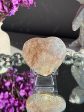 Load image into Gallery viewer, Pink rainbow amethyst heart healing crystals 3066
