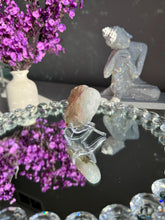 Load image into Gallery viewer, Pink rainbow amethyst heart healing crystals 3066

