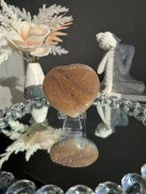 Load image into Gallery viewer, Orange sugar amethyst heart healing crystals 3064
