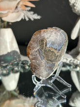 Load image into Gallery viewer, Orange rainbow amethyst heart healing crystals 3064

