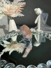 Load image into Gallery viewer, Orange rainbow amethyst heart healing crystals 3066
