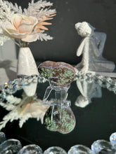Load image into Gallery viewer, Orange rainbow amethyst heart healing crystals 3066
