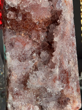 Load image into Gallery viewer, XL chunky Druzy pink amethyst tower 3077
