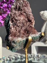 Load image into Gallery viewer, Rare wine red druzy amethyst with jasper 3092
