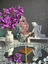 Load image into Gallery viewer, Rare wine red druzy amethyst with jasper 3092
