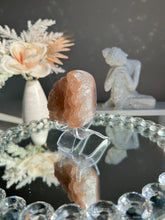 Load image into Gallery viewer, Orange Rainbow amethyst geode 3101
