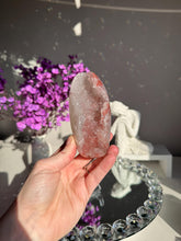 Load image into Gallery viewer, Red rainbow amethyst geode healing crystals 3108
