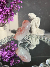 Load image into Gallery viewer, Red rainbow amethyst geode healing crystals 3108
