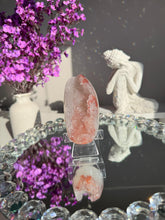 Load image into Gallery viewer, Red rainbow amethyst geode healing crystals 3108
