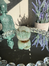 Load image into Gallery viewer, Green Amethyst Druzy Sphere, Crystal Healing Decor 3108
