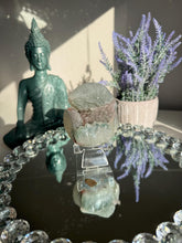 Load image into Gallery viewer, Green rainbow amethyst geode healing crystals 3110
