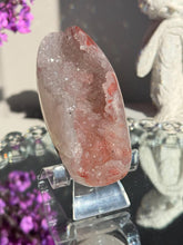 Load image into Gallery viewer, Red rainbow amethyst geode healing crystals 3108
