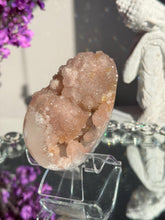 Load image into Gallery viewer, Pink rainbow amethyst healing crystals 3109
