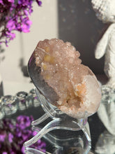 Load image into Gallery viewer, Pink rainbow amethyst healing crystals 3109
