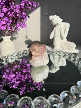 Load image into Gallery viewer, Pink sugar rainbow amethyst geode healing crystals 3108
