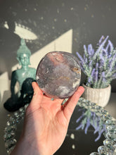Load image into Gallery viewer, Rare multi colored rainbow amethyst geode healing crystals 3110
