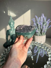Load image into Gallery viewer, Druzy amethyst geode with jasper healing crystals 3110
