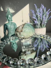 Load image into Gallery viewer, Druzy amethyst geode with jasper healing crystals 3110
