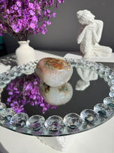 Load image into Gallery viewer, Pink Rainbow amethyst geode 3118
