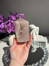 Load image into Gallery viewer, Light pink sugar rainbow amethyst tower 3120
