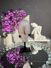 Load image into Gallery viewer, Amethyst geode on stand healing crystals 3108
