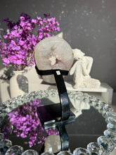 Load image into Gallery viewer, Amethyst geode on stand healing crystals 3109
