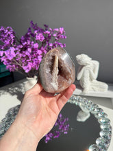 Load image into Gallery viewer, amethyst geode with pink and green 3119
