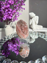 Load image into Gallery viewer, Pink Amethyst Crystal Geode - Polished Mineral Specimen 3119
