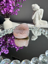 Load image into Gallery viewer, Pink Rainbow amethyst geode 3118
