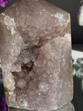 Load image into Gallery viewer, Light pink sugar rainbow amethyst tower 3120
