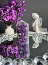 Load image into Gallery viewer, Amethyst Crystal Point Tower, Polished Healing Stone 3119
