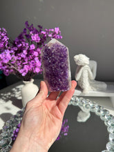 Load image into Gallery viewer, Amethyst Crystal Point Tower, Raw Stone 3118
