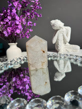 Load image into Gallery viewer, Sugar druzy quartz tower 3118 sugar amethyst
