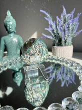 Load image into Gallery viewer, Green Rainbow amethyst geode 3118 stalactite jasper
